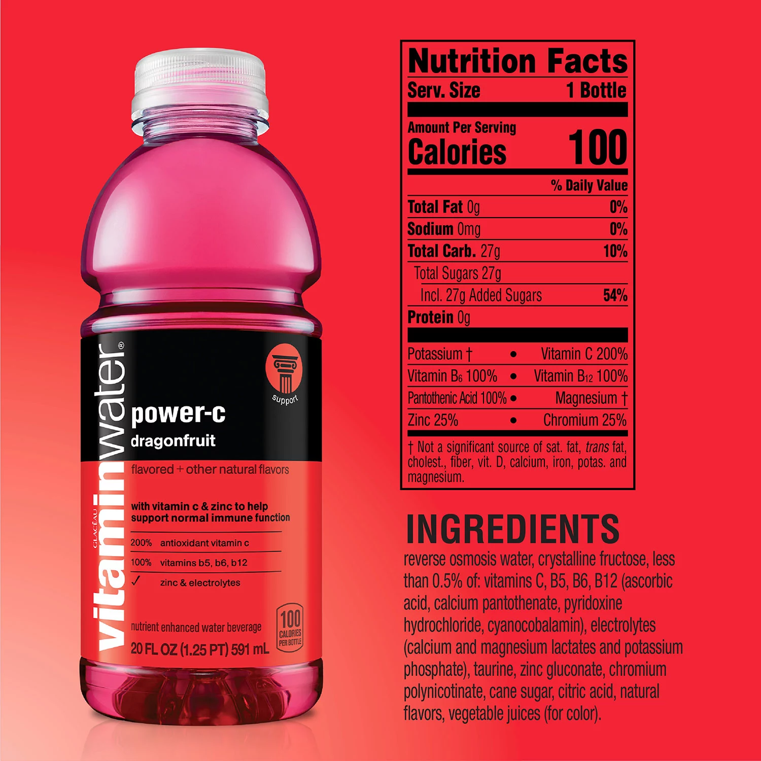 Glaceau Vitaminwater Variety Pack (20oz / 20pk) – Jarasim